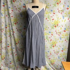 Rag & Bone Sundress Womens Small Blue Gingham...
