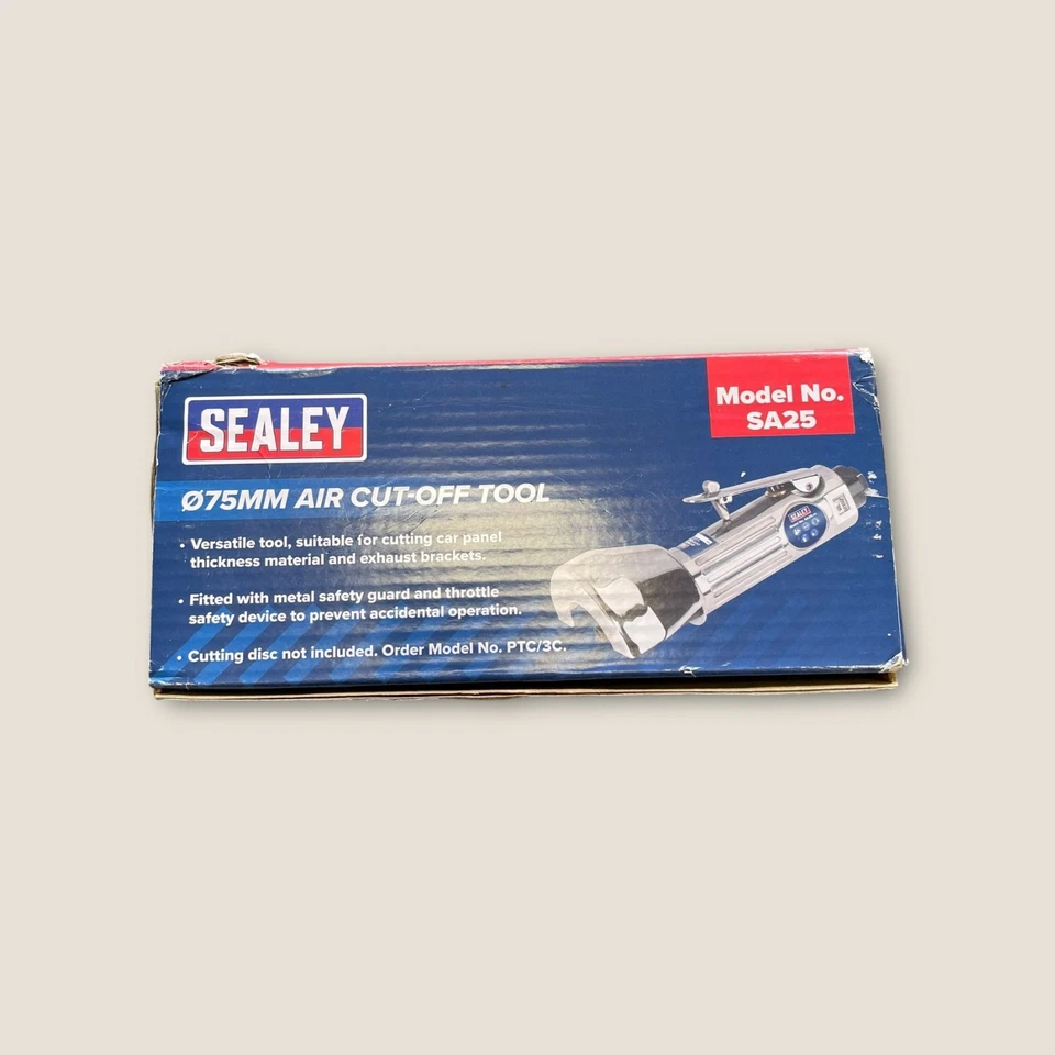 Sealey SA25 Air Rotary Cut-Off Tool 75mm Suitable for Cutting Car Panel - Silver - Image 3 of 4