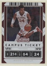 2020 Panini Contenders Draft Picks Variation Campus Ticket Buddy Hield #24 h3a