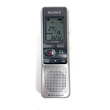 Sony ICD-B600 Mini Digital Voice Recorder Handheld Silver Tested Working