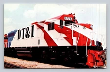 Detroit Toledo & Ironton Railroad Bicentennial Locomotive 1776 Postcard