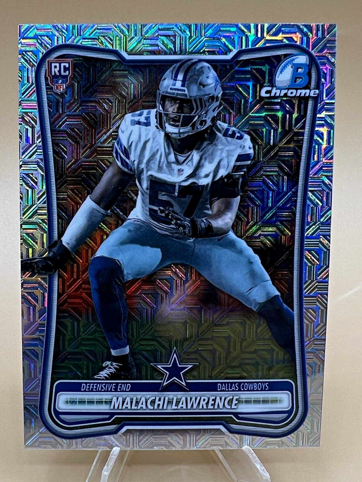 Malachi Lawrence RC  Topps 2026 Bowman Cowboys #BCV-103 Mojo Refractor
