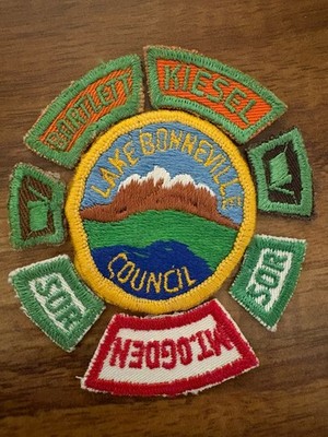 Lake Bonneville Council Dollar Patch Segments Include-Bartlett Kiesel Mt. Ogden