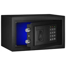 Safe Box with Sensor Light,Security Lock Box， Steel Construction Hidden Elect...