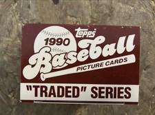 1990 Topps Traded Baseball Cards Complete Set Cards 1T - 132 NEW