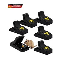 Mausefalle 6Er Set Schlagfalle MäUsefalle Rattenfalle Wiederverwendbar Haus G...