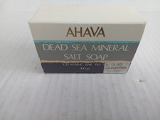 Ahava Dead Sea Mineral Salt Soap Cleansing Bar 100 gr 1 Bar Restore Natural PH