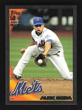 Alex Cora New York Mets 2010 Topps Update Black #US-4 SN /59