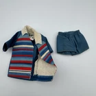 Vintage Mattel Ricky Doll Skipper’s Friend Beach Jacket & Shorts Set 1963