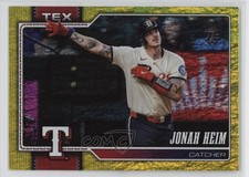 2026 Topps Series 1 Yellow Holo Foil 345/399 Jonah Heim #78 b4d