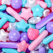 Ball Pit Balls for Toddler, 150 200 500 1000 Baby Plastic Balls with Differen...