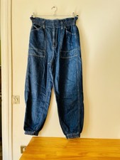 Sarouel bleu marine en jean