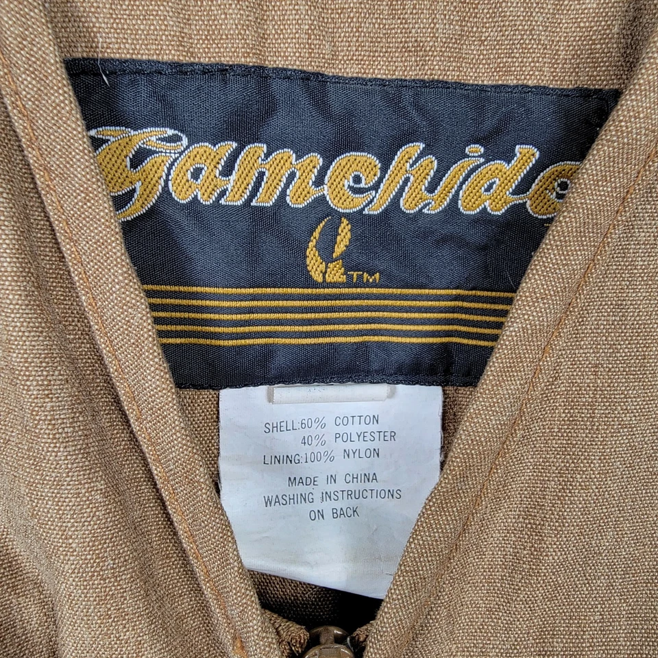 Gamehide 300 Mens One Size Tan Canvas Shooting Hunting Vest  - Image 3 of 4