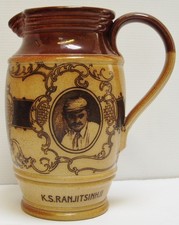 Royal Doulton Lambeth Stoneware - Cricket Themed Jug