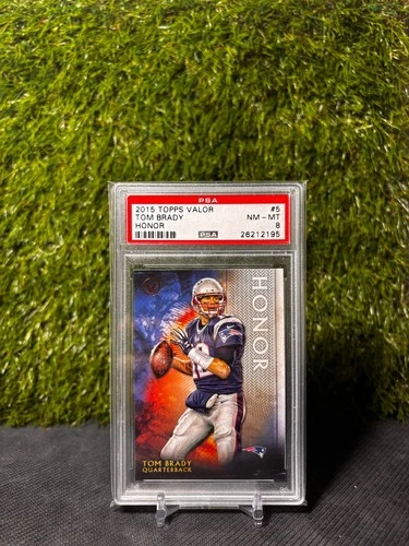 Tom Brady 2015 Topps Valor #5 PSA 8 New England Patriots GOAT