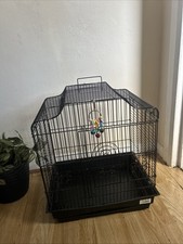 Bird cage, Standard Size, Black In Colour. Less Than One Year Old.