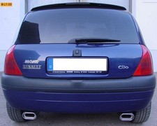 FOX Racing Sportanlage ab Kat je 1x135x80 für Renault Clio 2 Typ B 1.5l D 1.9l D