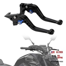 Motorcycle Brake Clutch Lever Pivot Levers Set Adjustable CNC for MT07 Black
