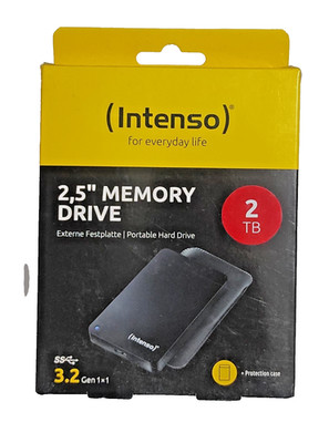 Intenso 2TB Externe Festplatte USB 3.0 2,5'' Schwarz