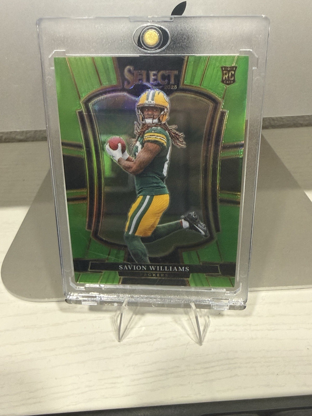 Savion Williams /49 RC 2025 Panini Select Premier Level Neon Green Prizm #167