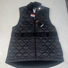Nike Running Women's Aerolayer Vest Gilet Black Casual everyday Size Medium