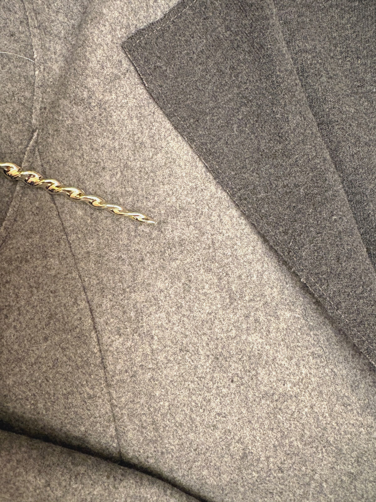 Sam Edelman Gray Polyester Blend Coat Minimalist … - image 11