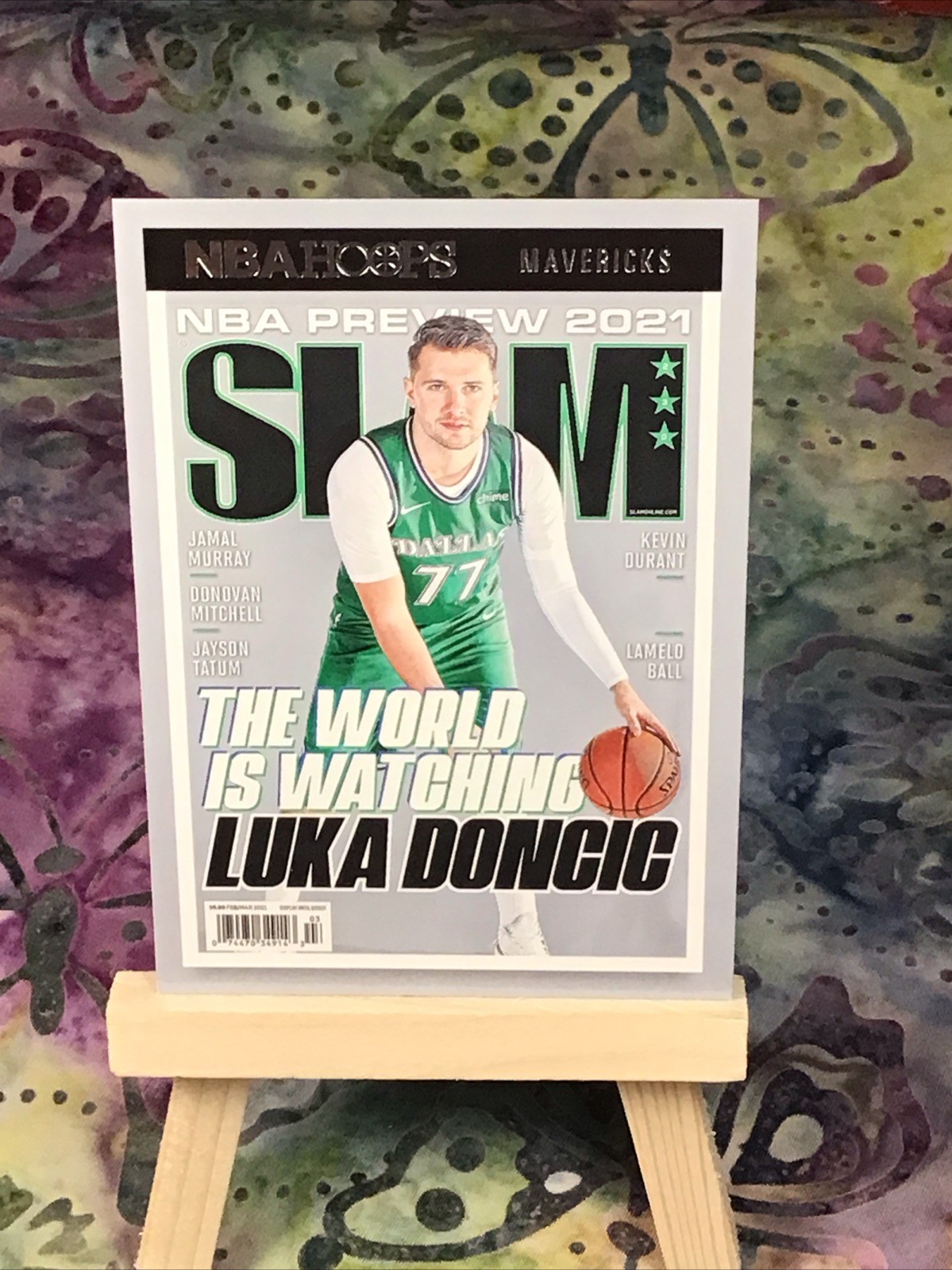 2021-22 Panini Hoops Basketball SLAM#230 LUKA DONCIC Slam MAVERICKS