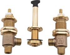Pfister 0X6050R High Flow Rough-In Only, 1/2" Sweat Inlets x 1/2" Sweat Outlets,