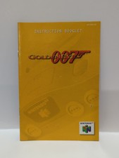 GoldenEye 007 Nintendo 64 N64 James Bond Instruction Manual Only.
