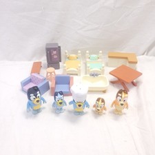 Moose Bluey  Friends Family Home Doll House Figures Furniture Accessories Lot