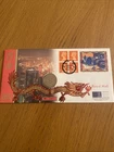 1997 Royal Mail/Mint $5 Five Dollar Hong Kong Coin Cover FDC (39104)