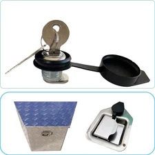 2Pcs Truck Tool Box Lock with Keys - Pickup Toolbox Lock Cylinder for Latch,5...