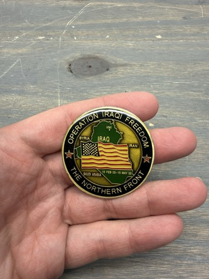 #ad Task Force Viking quot;Concede Nothingquot; Operation Iraqi Freedom Northern Front Coin $299.99