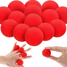 20 Pieces Red Sponge Balls Soft Magic Sponge Balls Combo Close-Up Magic Street C