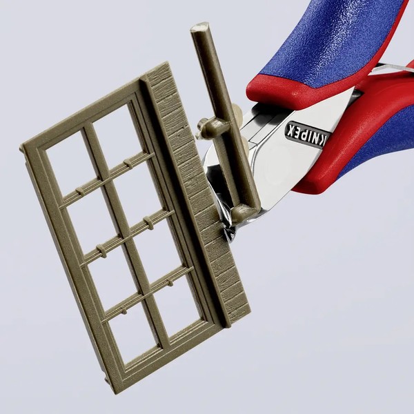 Knipex 64 52 115 Elektronik- U. Feinmechanik SchräGschneider Ohne Facette 115 Mm-image