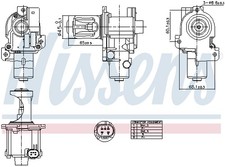 AGR-VENTIL FÜR AUDI A4 B7 (8EC), AUDI A4 B7 AVANT (8ED) - NISSENS 98216