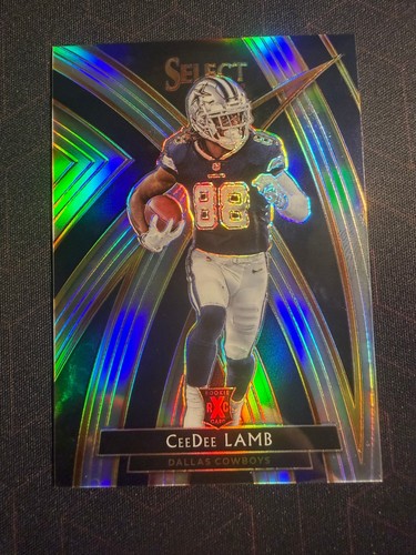 CeeDee Lamb #313 2019 Panini Select 2020 Xrc Prizm Redemption card