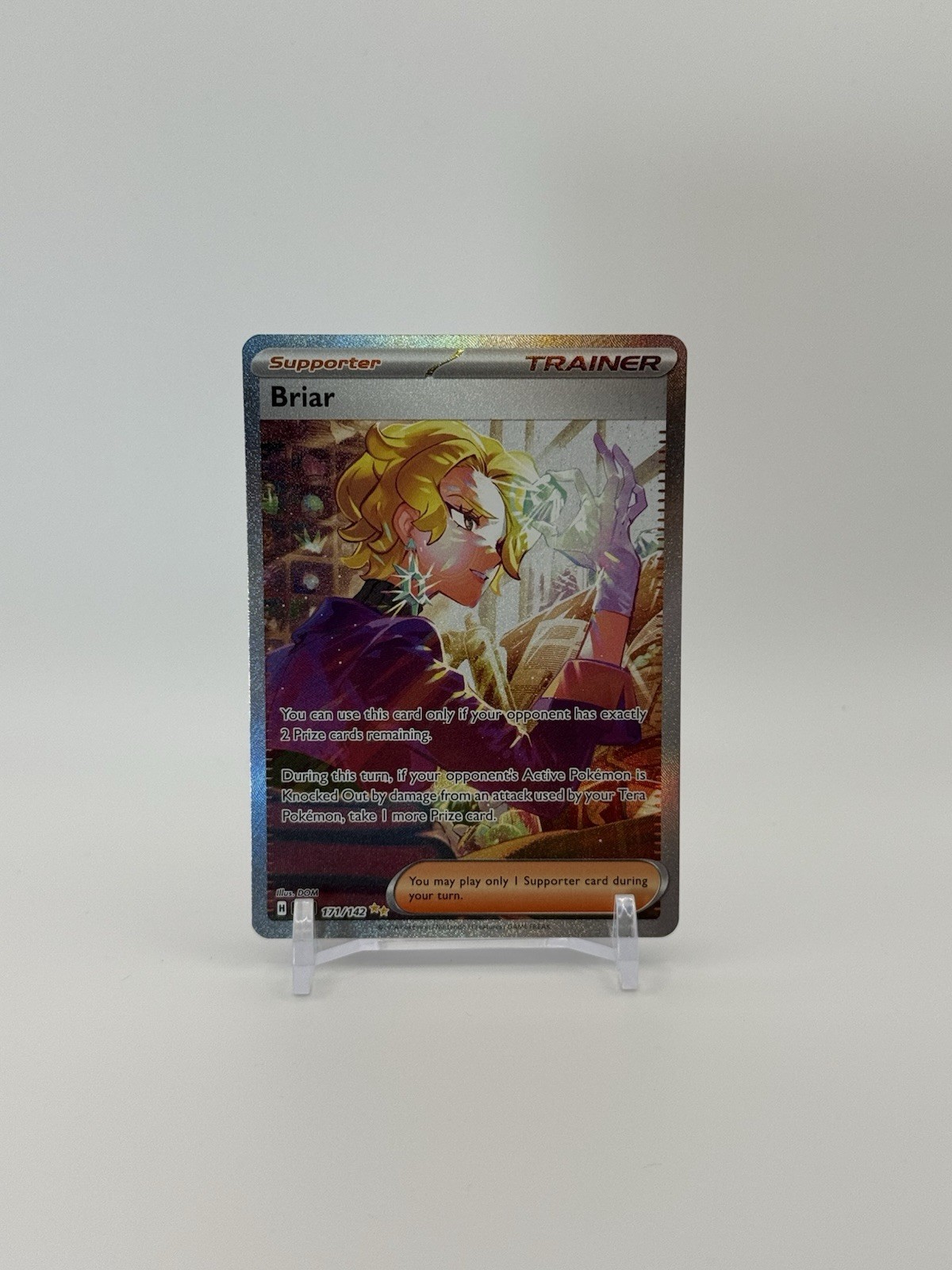 Pokemon TCG Briar 171/142 SV07: Stellar Crown Holo Special Illustration Rare