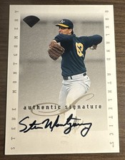 Steve Montgomery 1996 Leaf Authentic Signature Series On Card Autograph Auto