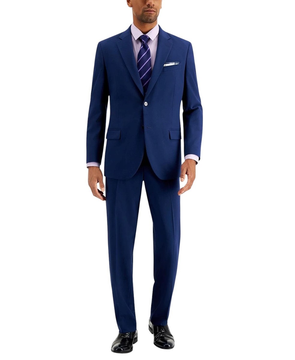 Nautica Mens Modern Fit Suit Jacket 42 Long Blue NA000274GAFF | eBay