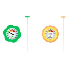 Soil Temperature Meter Waterproof 304 Stainless Steel Probe for Garden Compost