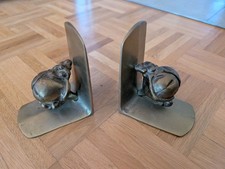 Buchstützen Messing