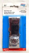 Vintage 1999 National Hardware Makers Keyed Hasp Door Frame Security Steel Lock