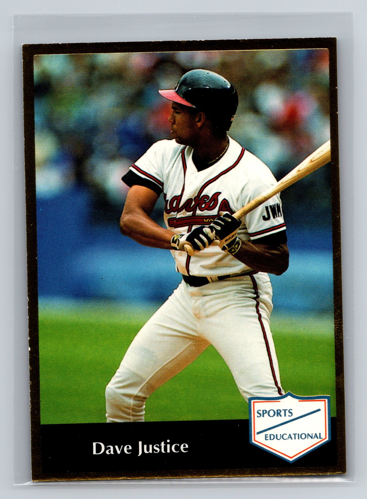 1991 Sports Educational Magazine - Dave Justice #11 - Braves