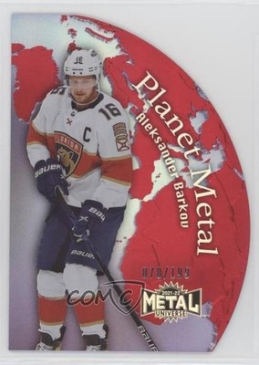 2021 Skybox Metal Universe Planet Red Achievement 70/199 Aleksander Barkov 6kv