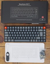 Keychron K2 Wireless Bluetooth/USB Wired Mechanical Keyboard, v2 red switch
