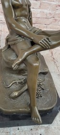 Signed Mario Nick Bronze Saturn Roman God Sculpture Statue Art Decor Collectible