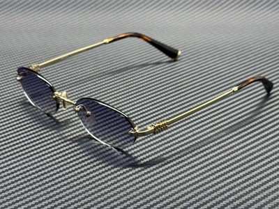 MIU MIU MU A54S ZVN80O Pale Gold Blue Gradient Women's 51 mm Sunglasses