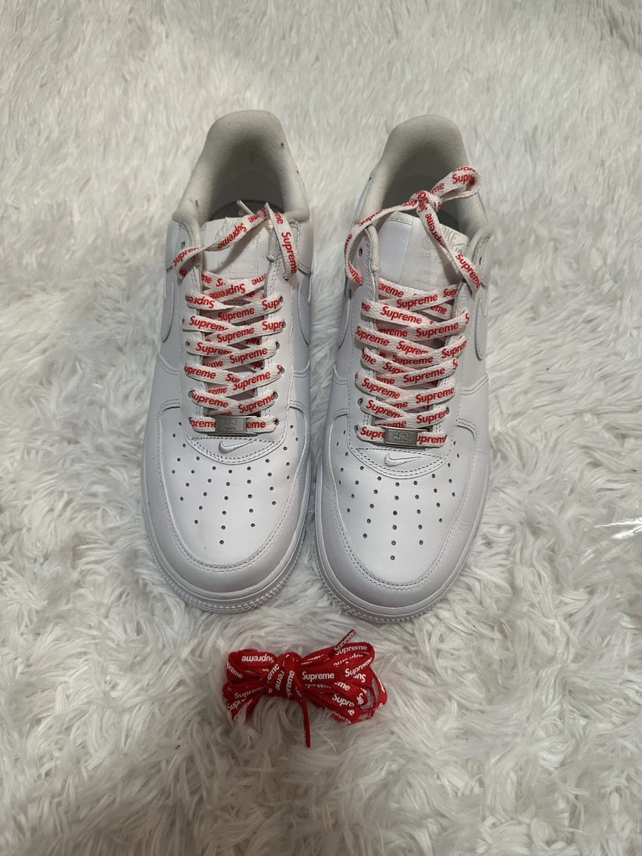 Nike Air Force 1 Supreme White for Sale | Authenticity Guaranteed