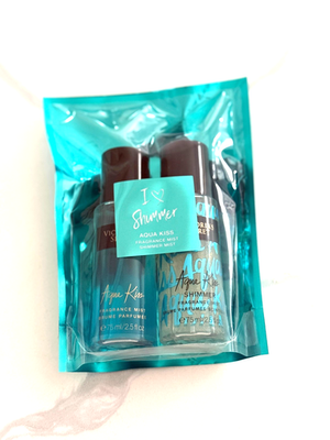 Victoria's Secret AQUA KISS Mini Fragrance Mist + Shimmer Mist